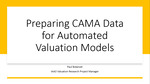 Preparing CAMA data for automated valuation models by Paul Bidanset