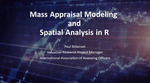 Mass appraisal modeling and spatial analysis in R by Paul Bidanset