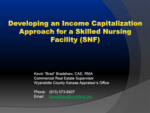 The Valuation of Skilled Nursing Facilities Webinar by Kevin Bradshaw