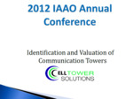 Cell Tower and Carrier Equipment Valuations