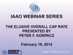 The Elusive Overall Cap Rate
