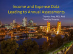 Income and Expense Data Leading To Annual Assessments by Timothy A. Sheares and Thomas Frey