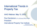 International Trends in Property Tax by Paul Sanderson