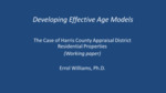 Developing Effective Age Models