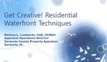 Residential Waterfront Valuation Techniques