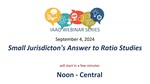 Small Jurisdiction's Answer to Ratio Studies by Alan Dornfest
